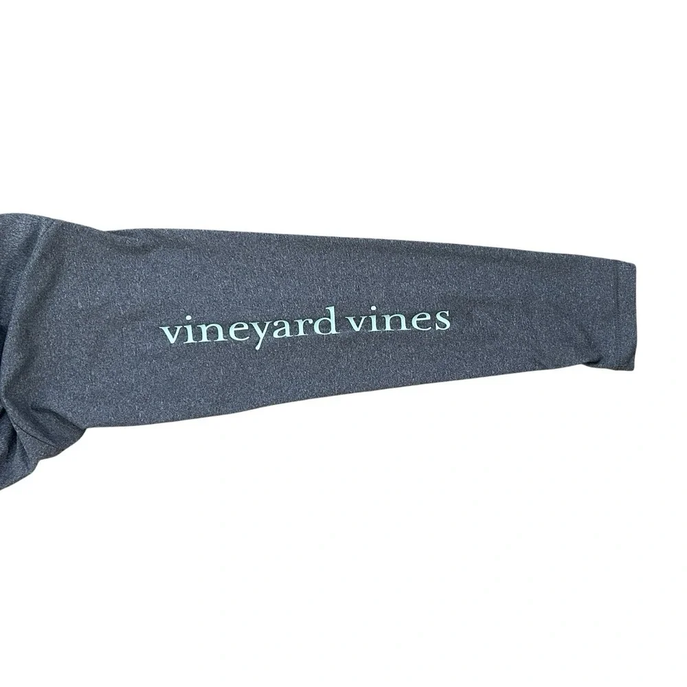 Vineyard Vines Whale Harbor Performance Tee‎ Boys Large Long Sleeve Gray Size 16